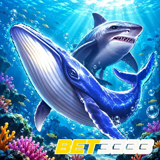 BET3333 — ilustração de uma baleia no oceano