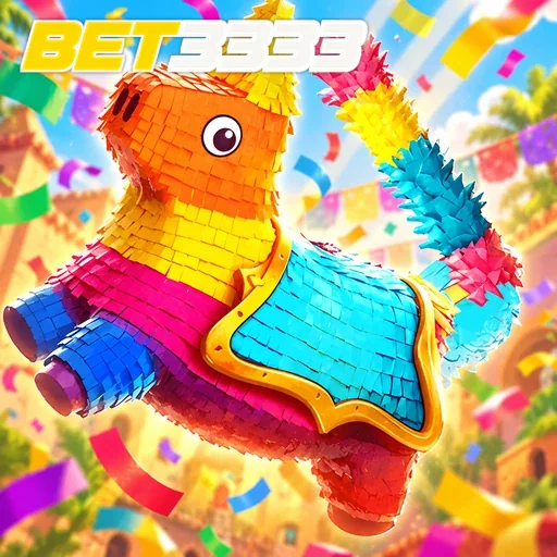 BET3333 — ilustração de uma piñata colorida