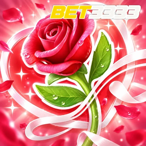 BET3333 — ilustração de uma rosa cor-de-rosa